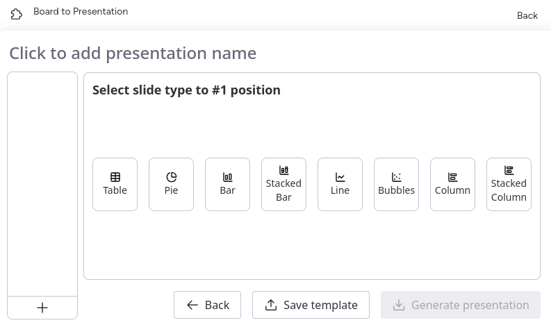 Choose Slide Types