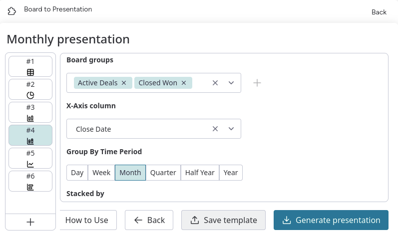 Configure Your Slide